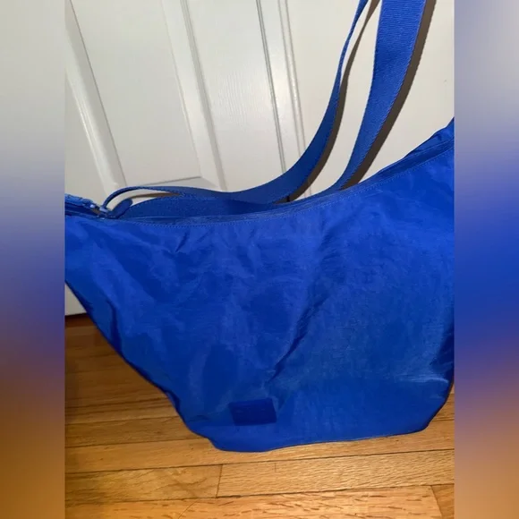 Beis Cobalt Blue Crescent Catchall Bag - Picture 7 of 16